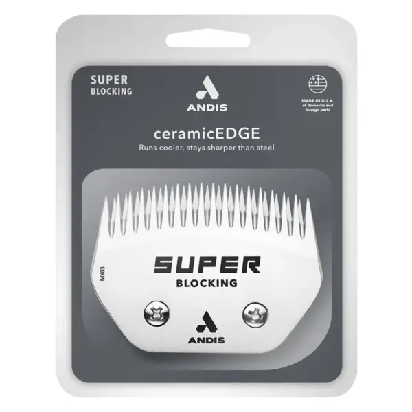 Andis ceramic super blocking blade